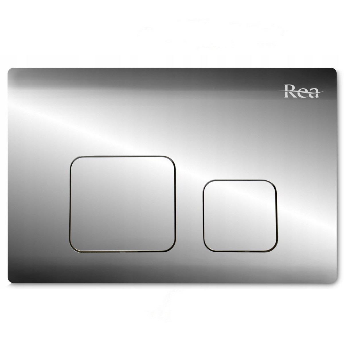 Кнопка зливу для інсталяції REA подвійна хром 160797 REA-E019A, фото 1