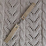Стяжка для в'язаного рюкзака або сумки. Колір "Слонова кістка", фото 2