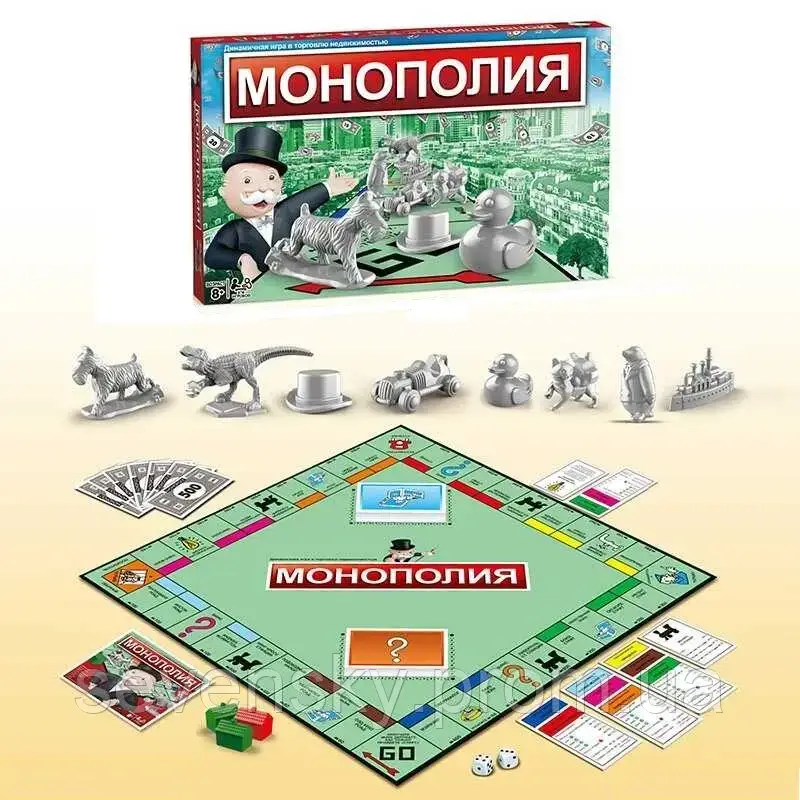 Настольная игра классическая Монополия - фото 2 - id-p1972375081