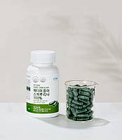 Atomy 100% Спіруліна із вмістом древнього хлорофілу ,Південна Корея, 48 г.(120 кап.× 400 мг)1 банка