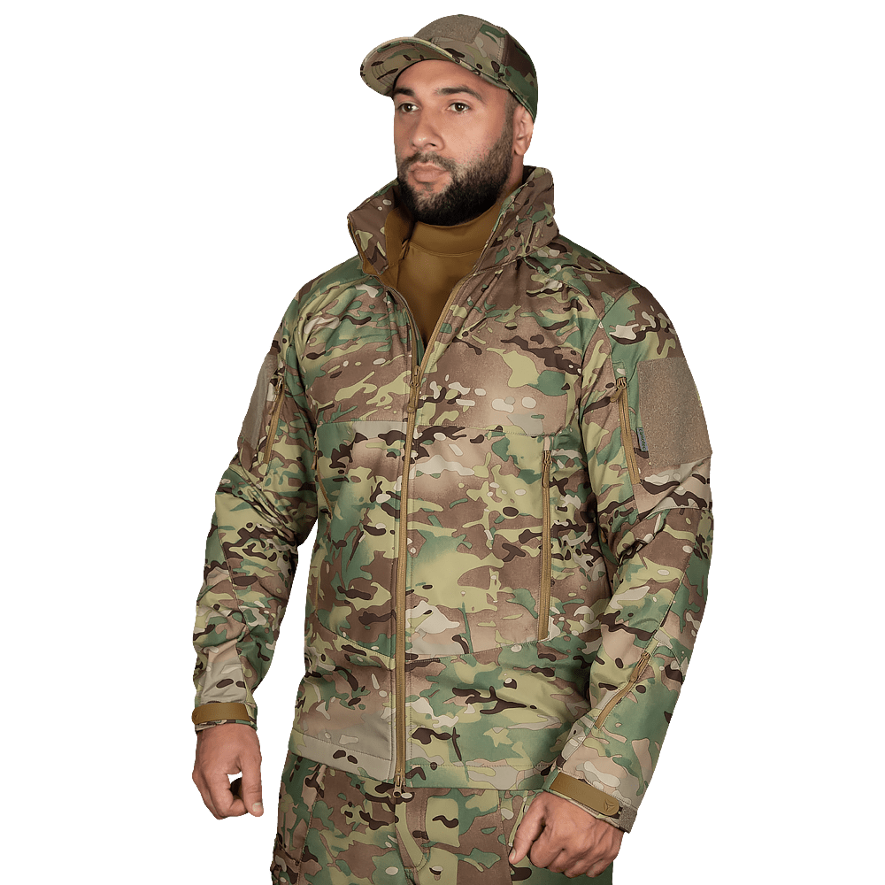 Куртка тактична камуфляжна Camo-tec SoftShell Phantom System Multicam мультикам