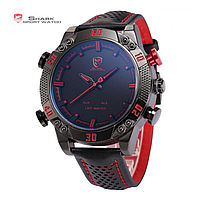 Спортивные часы Shark Sport Watch SH261 Черные с красным