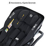 Автокрісло El Camino (0-13кг) ME 1110 i-FIX (royal dark gray), фото 6