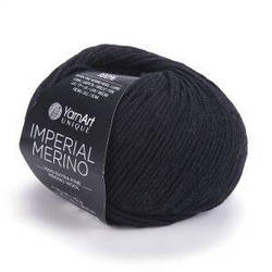 Турецкая пряжа для вязания YarnArt Imperial Merino (империя мерино)  3301 черн