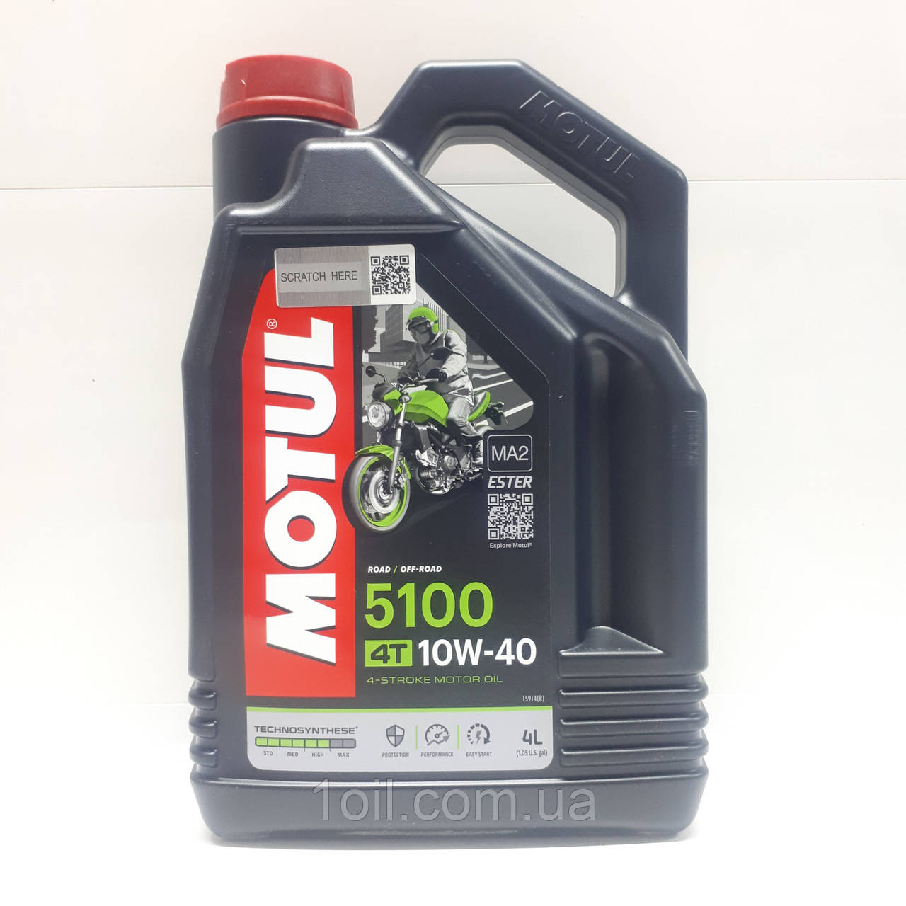 Мототехніки MOTUL 5100 4т SAE 10w40 4л 836541