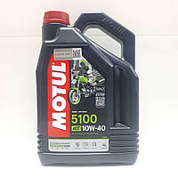 Масло четырехтактное MOTUL 5100 4т SAE 10W-40 4л 836541