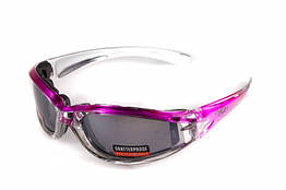 Женские Спортивні окуляри Global Vision Eyewear FLASHPOINT PINK Smoke