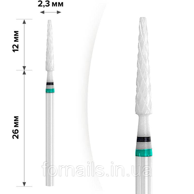 Керамічна фреза mART M-211 - Конус тонкий Green, фото 1
