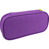 Пенал шкільний Kite Education Chilling Cat 21x8.5x4.5 см фіолетовий (K22-662-3), фото 4