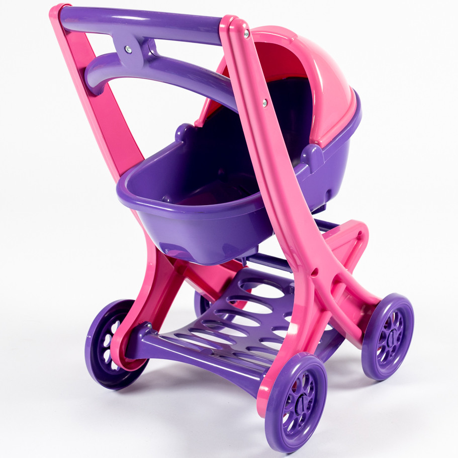 Пластикова коляска для ляльок Doloni Toys (0121/02) — стійка та стильна