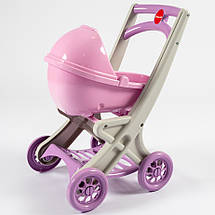 Пластикова коляска для ляльок Doloni Toys (0121/04) — стійка та стильна, фото 3