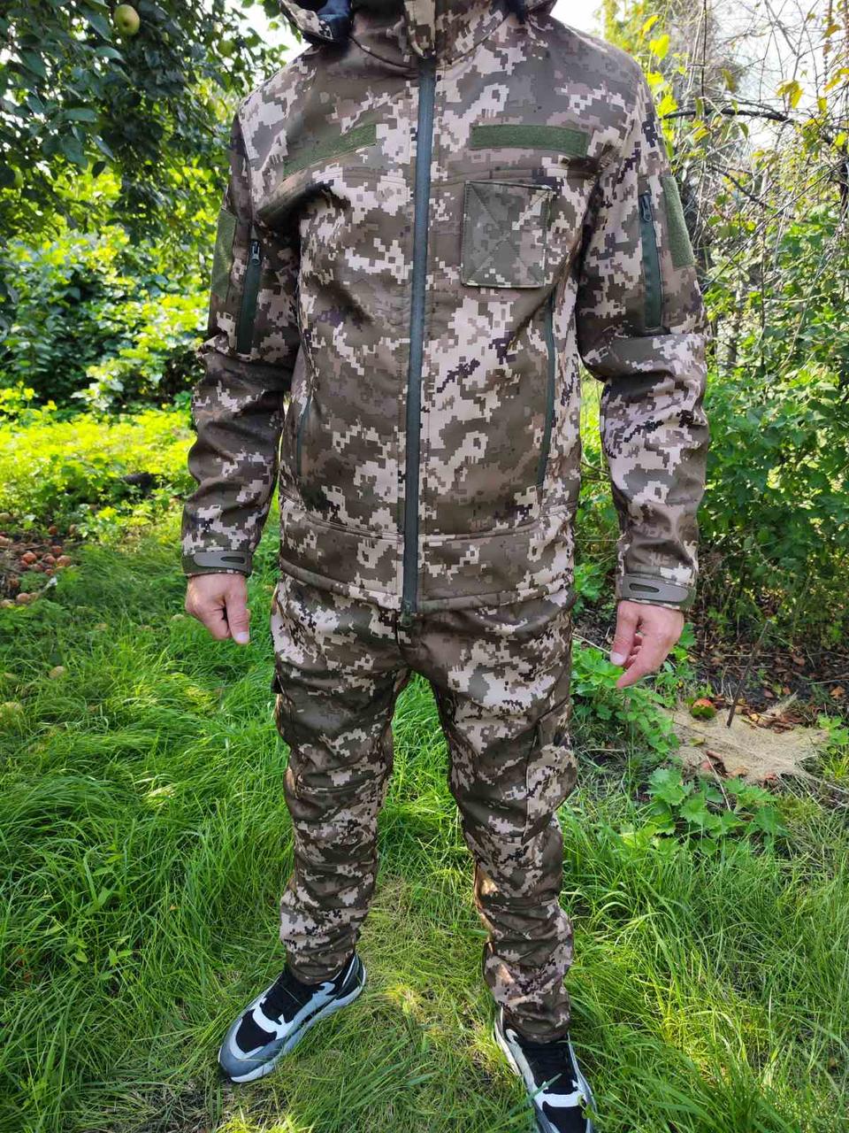Куртка демісезонна Softshell Піксель