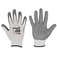 Перчатки защитные Bradas Nitrox White нитрил размер 9 (RWNWH9)