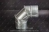 Відведення 90° Ø 180 для вентиляційної труби, з оцинкованої сталі товщина цинку 0.5 мм, фото 9