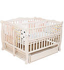 Ліжко з відкидною боковиною Гойдалка Duo бук-фарбоване (1B3-10-1,2,3)