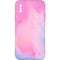 Чехол - накладка для IPhone X / бампер на айфон X / Soft Case / Pink