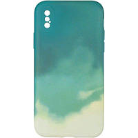 Чехол - накладка для IPhone X / бампер на айфон X / Soft Case / Green