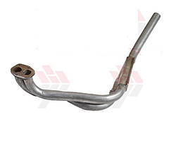 Труба приймальна глушника ВАЗ 2106 короткий човен, алюмінізована (POLMO, Польща)