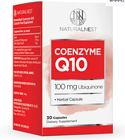 Дієтична добавка "Коензим Q10" NATURALNEST, 30 желатинових капсул