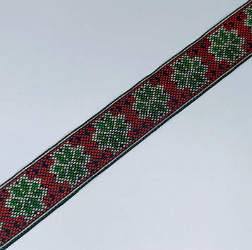 Тасьма жакард 28мм з орнаментом