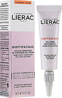 Гель-крем вокруг глаз для коррекции следов усталости - Lierac Dioptifatigue Correction Gel-Cream (249359-2)