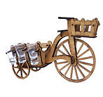 Міні-бар Slipo Ровер зі стопками 23x35x20,5см (B-003)