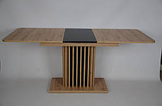 CASANDRA D/C стіл дуб артізан/чорний, фото 2