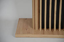 CASANDRA D/C стіл дуб артізан/чорний, фото 4