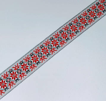 Тасьма жакард 25мм з орнаментом