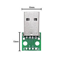 Адаптер-конвертор USB на DIP 2,54, штекер на платі, для Arduino, фото 6