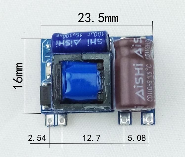 Ізольоване джерело живлення 110В 220В, 5В 600мА