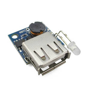 Стабілізатор / перетворювач підвищувальний USB DC-DC 2.6-5.5В - 5В, фото 3