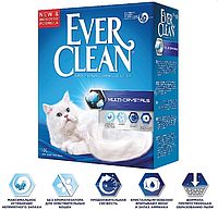 Эвер Клин (Ever Clean ) Multi Crystals наполнитель для туалета кошек с гранулами силикагель 6 л
