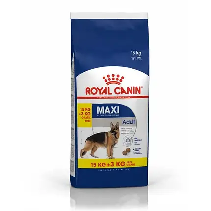 Сухий корм для собак Royal Canin Maxi Adult 15+3 кг - домашня птиця, фото 1