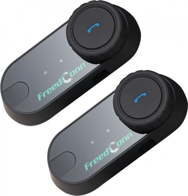 Мотогарнітура для шолома Bluetooth FreedConn T-Com VBх2 Чорна