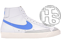Женские кроссовки Nike Blazer Mid 77 Pacific Blue White BQ6806-400