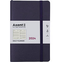 Ежедневник датированный 2024 Axent Partner Soft Skin 145 х 210 разные цвета синий