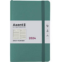 Ежедневник датированный 2024 Axent Partner Soft Skin 145 х 210 разные цвета серо-лазурный