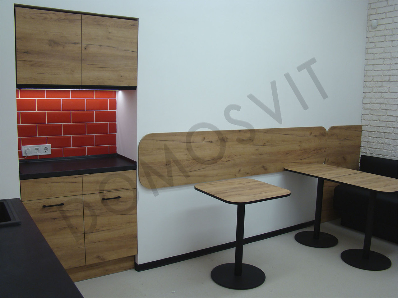 Офисная кухня/кухонная мебель для офиса под заказ - фото 2 - id-p1972482479