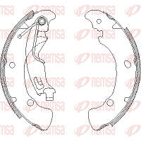 Колодки гальмівні барабанні CITROEN NEMO 1.4 08-,FIAT IDEA 1.2-1.4. 04-,PUNTO 03-;OPEL CORSA D 1.0-1.2 4041.01