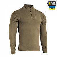 Тактическая флисовая кофта M-Tac Delta Fleece Dark Olive теплая военная флиска хаки армейская флисовая котфа