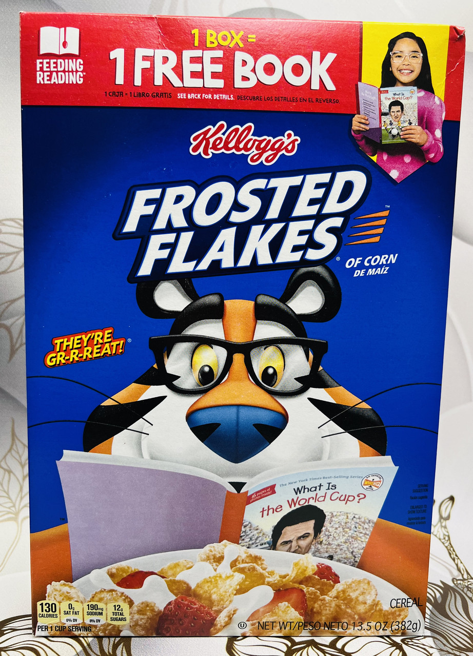 Сухий сніданок глазуровані кукурудзяні пластівці Kellogg's Frosted Flakes