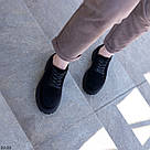 Комфортні туфлі з натуральної замші зі шнурками 36-41, фото 6