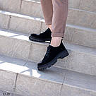 Комфортні туфлі з натуральної замші зі шнурками 36-41, фото 7