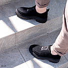 Комфортні туфлі з натуральної замші зі шнурками 36-41, фото 3