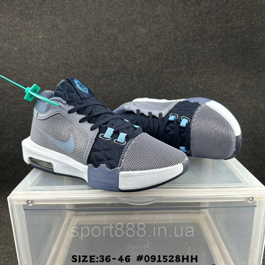 Nike LeBron Witness 8 чорні чоловічі баскетбольні кросівки, фото 1