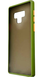 TPU чохол накладка Matte Color Case для Samsung Galaxy Note 9 світло-зелений