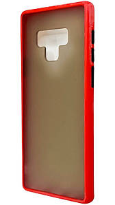 TPU чохол накладка Matte Color Case для Samsung Galaxy Note 9 червоний