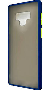 TPU чохол накладка Matte Color Case для Samsung Galaxy Note 9 синій