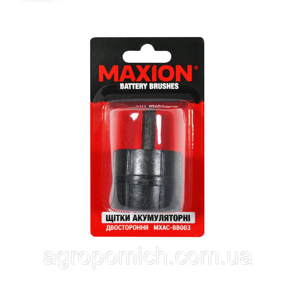 Щітка акумуляторна для очищення клем MAXION MXAC-BB003 ЧОРНА (15.8mm-16mm) (-)